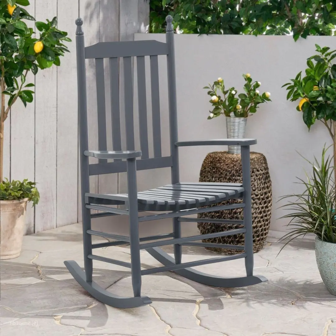 Кресло-качалка VidaXL 45698 (Grey)