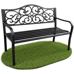 Садовая скамейка Akord Irga (Black) Thumb