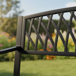 Скамейка Akord Arcadia 127 cm (Black) Thumb