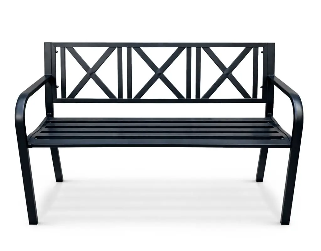Скамейка Akord Cross 119 cm (Black) - 2