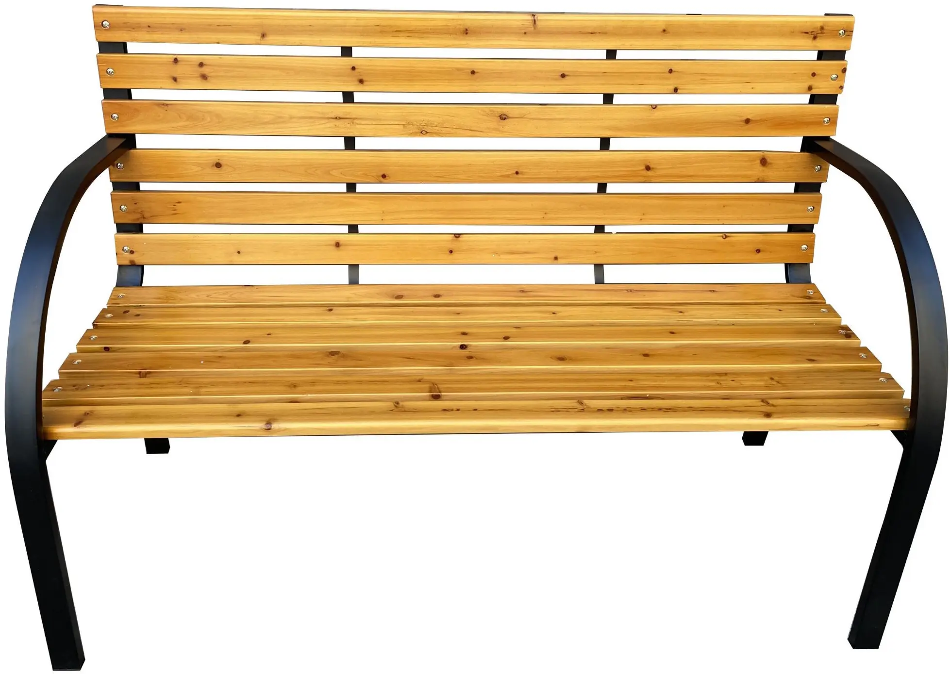 Скамейка Akord Dalia 122см (Wood/Black) - 3