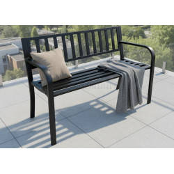 Скамейка Akord Linea 119 cm (Black)