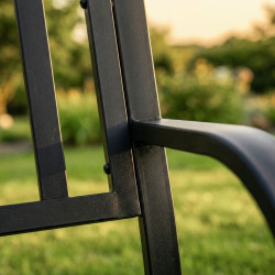 Скамейка Akord Linea 119 cm (Black) Thumb