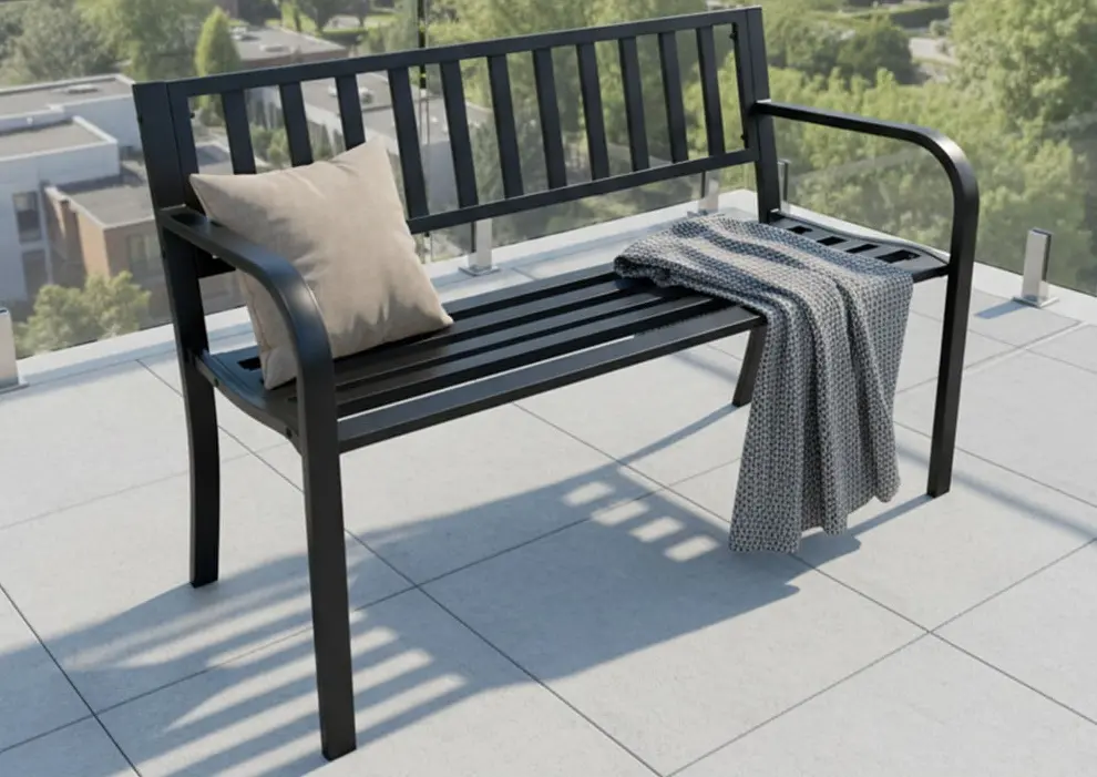 Скамейка Akord Linea 119 cm (Black)