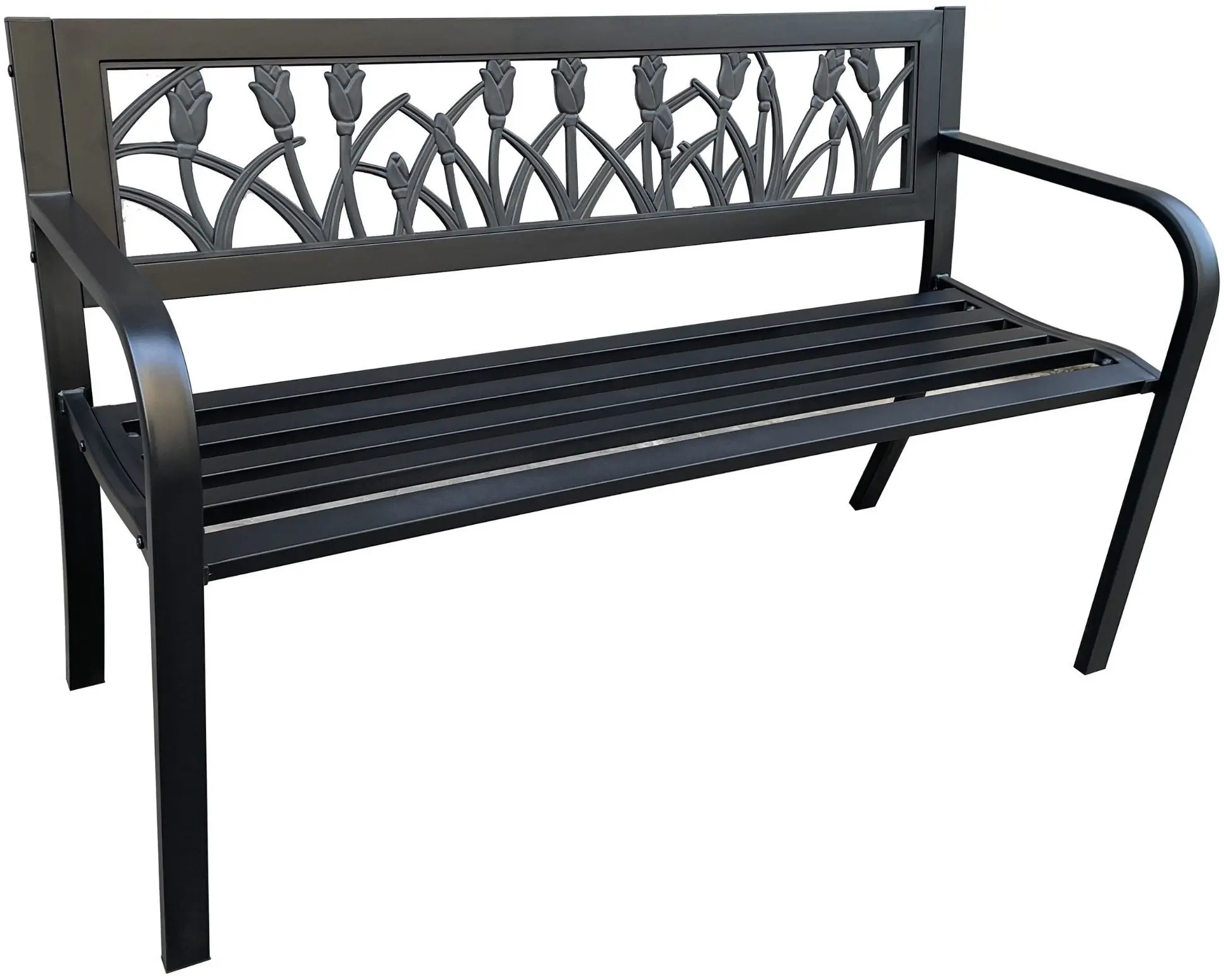 Banca Akord Lissa 124cm (Black) - 3