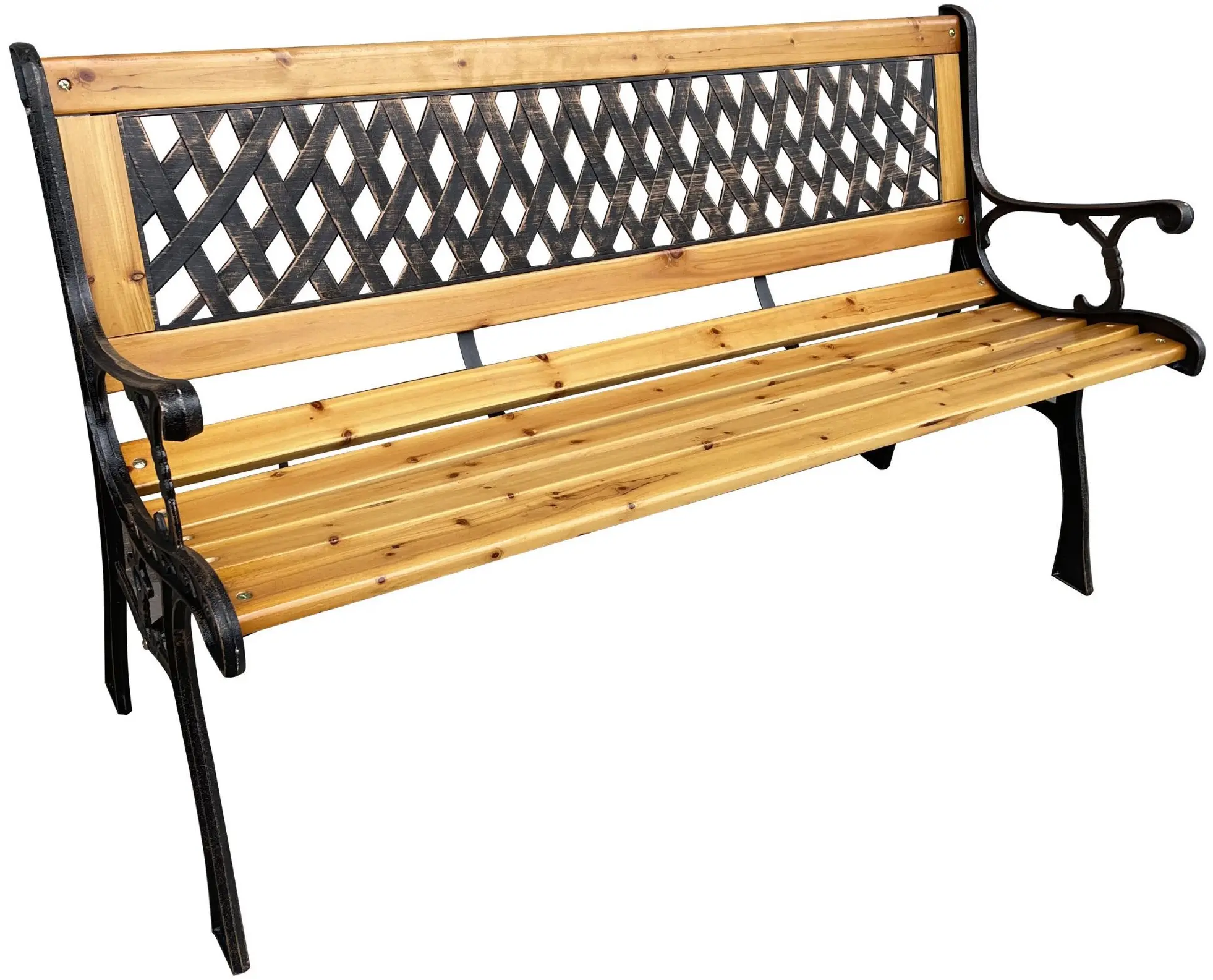 Скамейка Akord Mirt 125см (Natural/Black) - 3