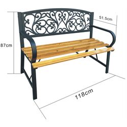 Banca Akord Nerina (Black/Oak) Thumb