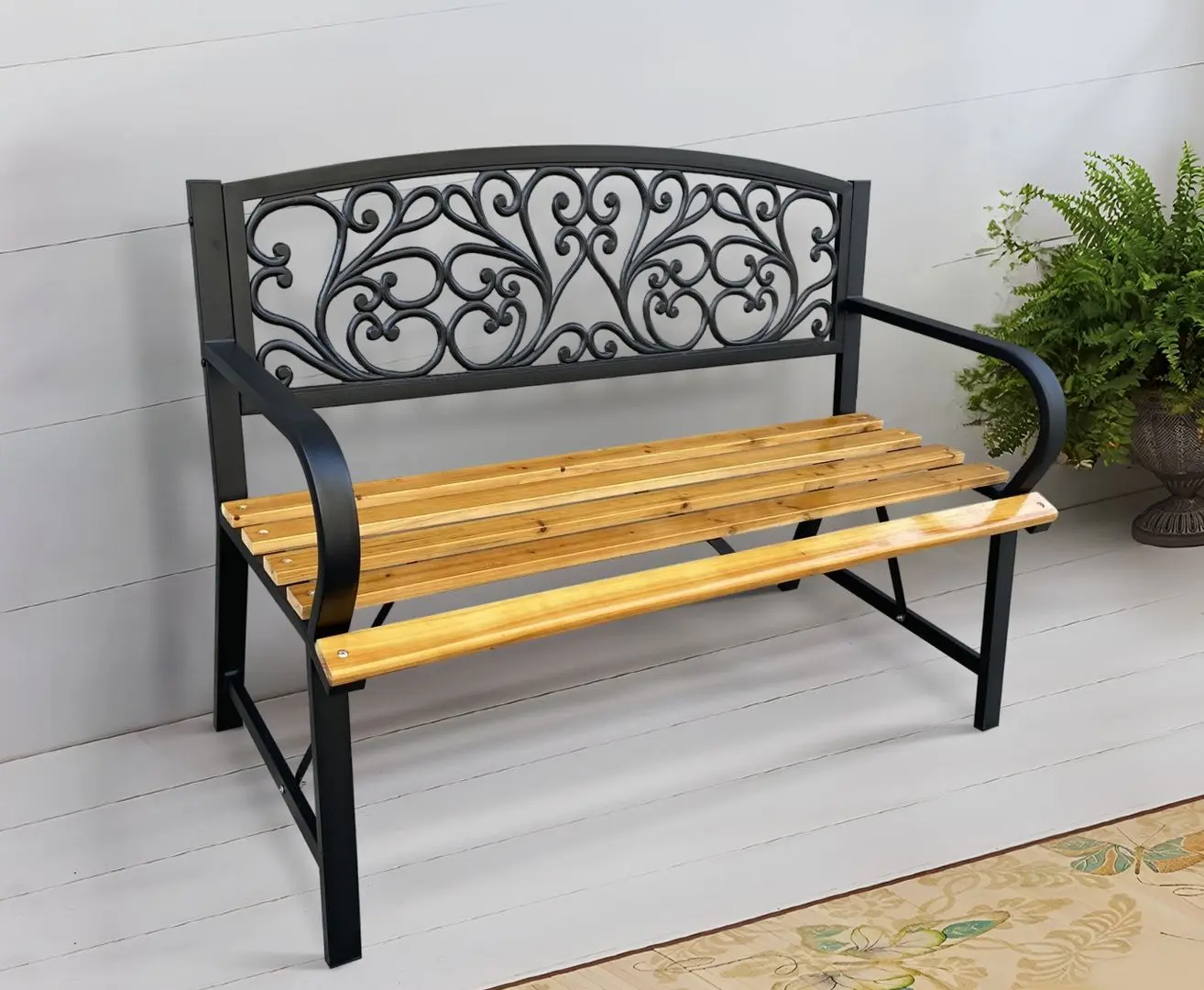 Banca Akord Nerina (Black/Oak)