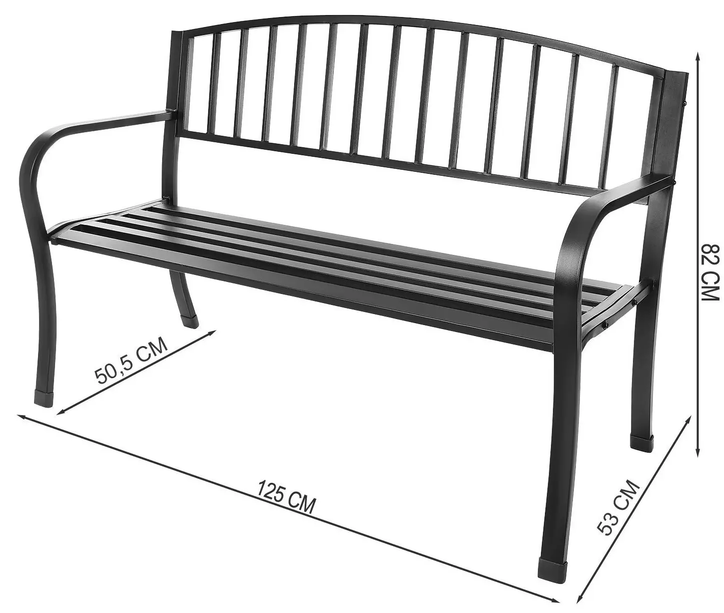 Скамейка Bauerkraft G-414 (Black) - 4