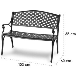 Скамейка Blumfeldt Pozzilli BL (Black) Thumb