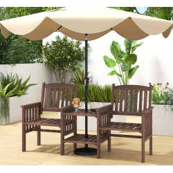 Скамейка Costway GT4242CF (Brown) Thumb