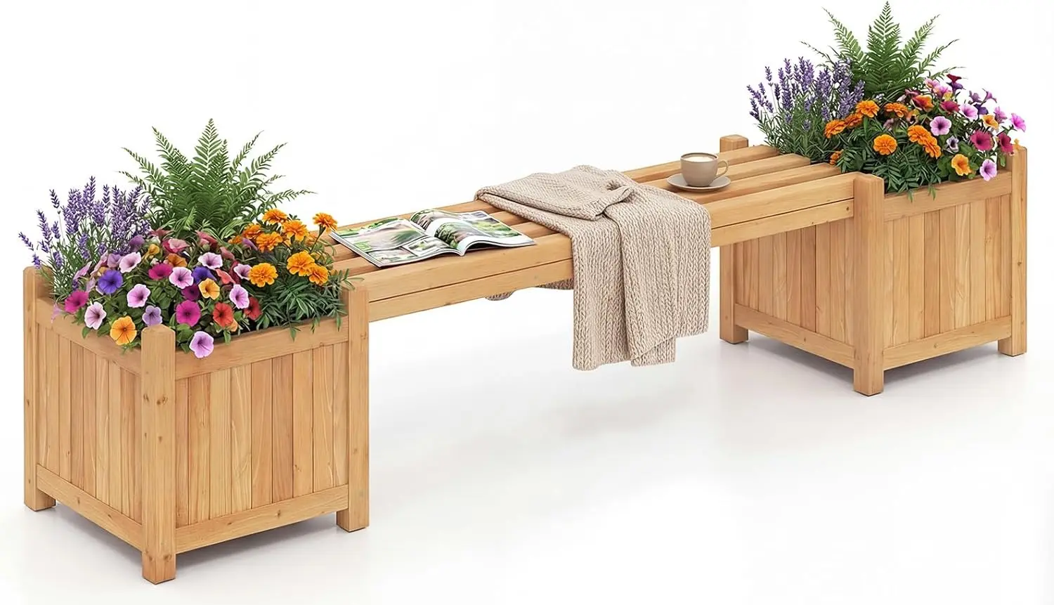 Banca Costway GT4620NA (Natural) - 3