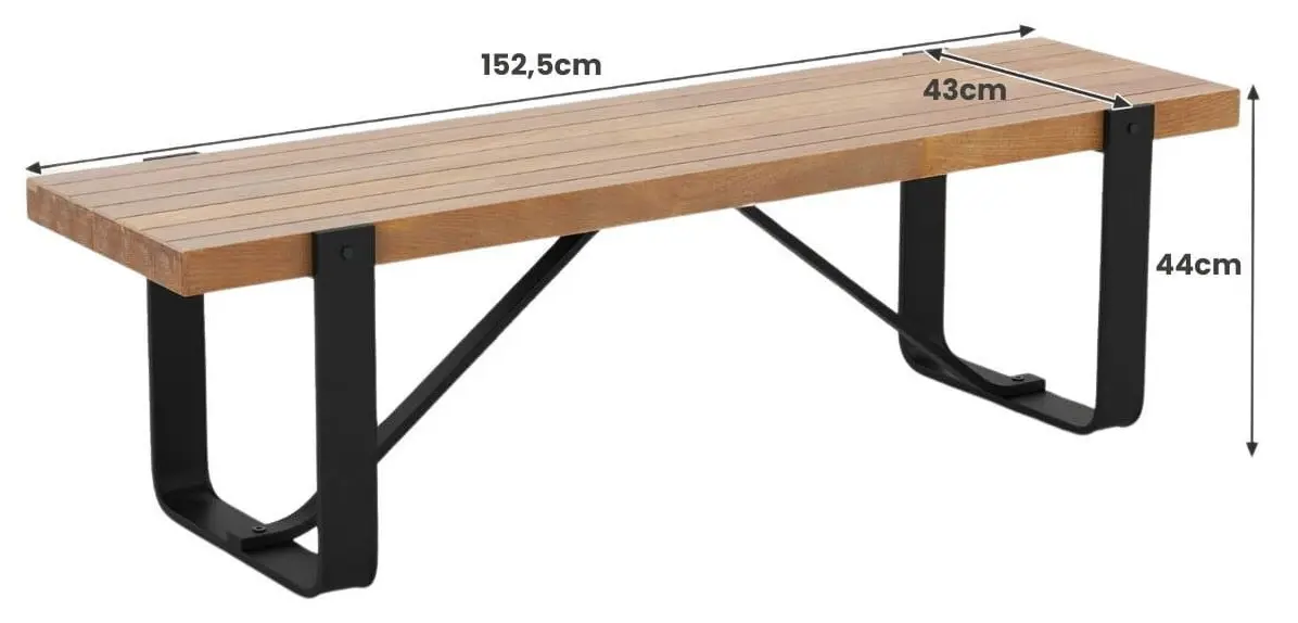 Скамейка Costway JV10988NA (Natural)