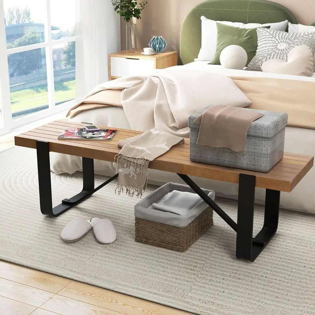 Скамейка Costway JV10988NA (Natural)