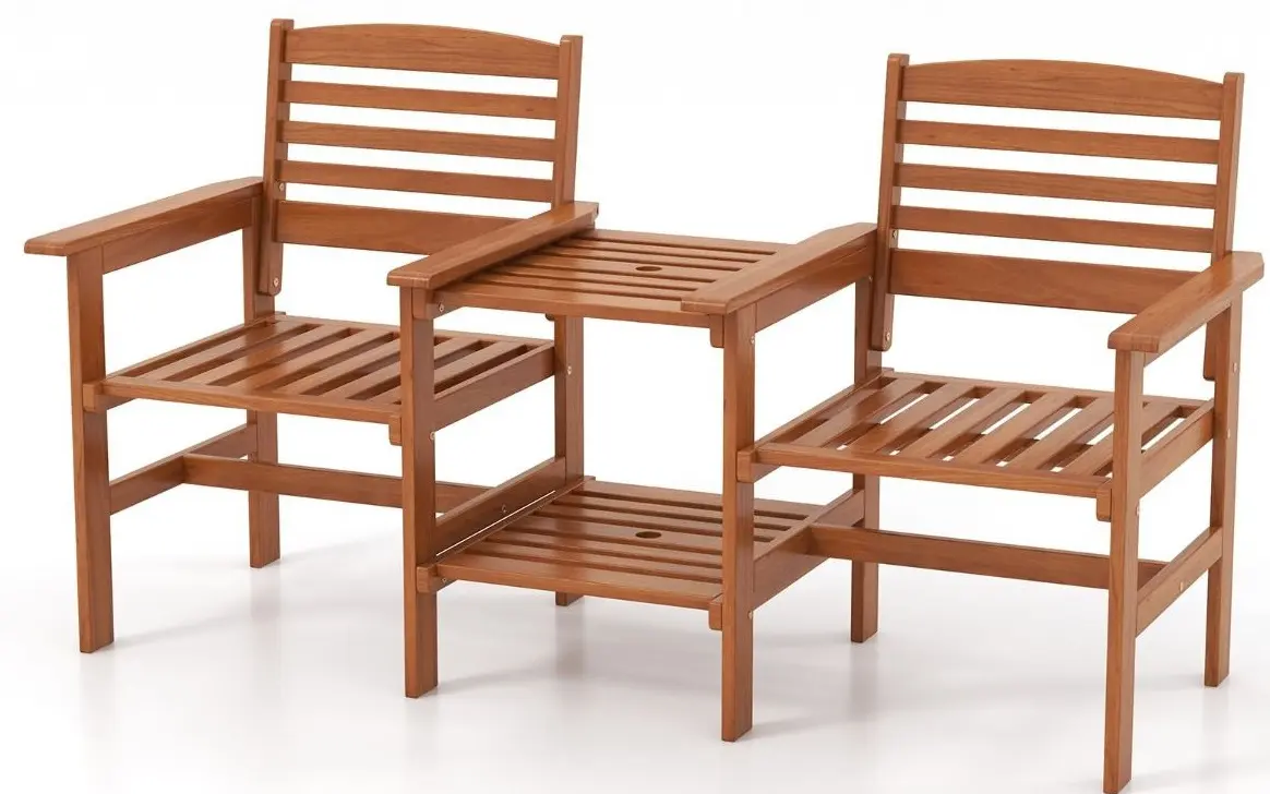 Скамейка Costway JV11767 (Brown)