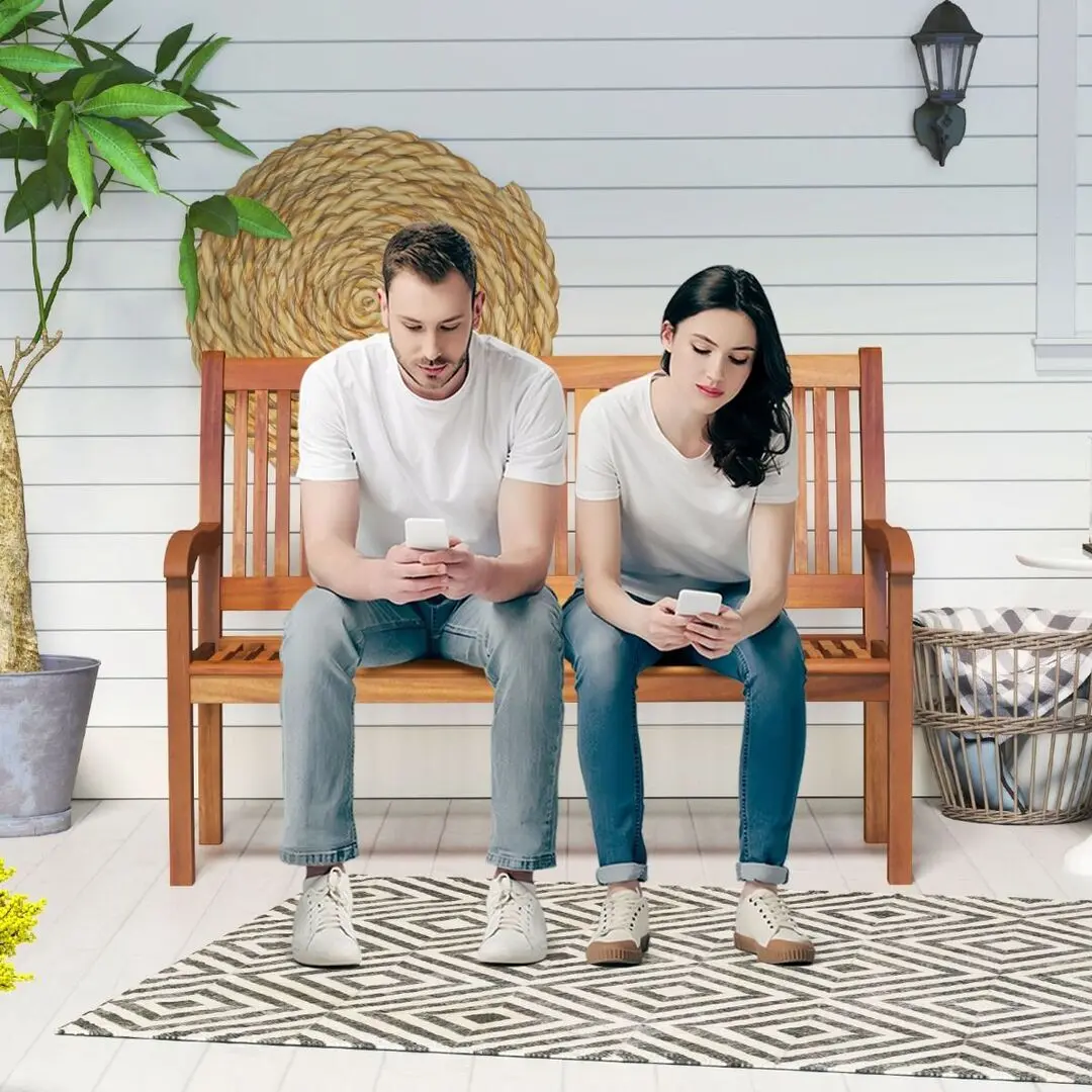 Скамейка Costway JV12570 (Natural)