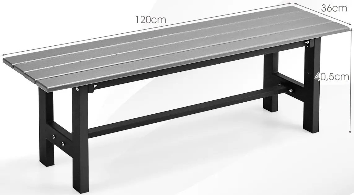 Скамейка Costway NP11139GR (Grey)