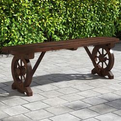 Скамейка Costway NP11391 (Rustic Brown)