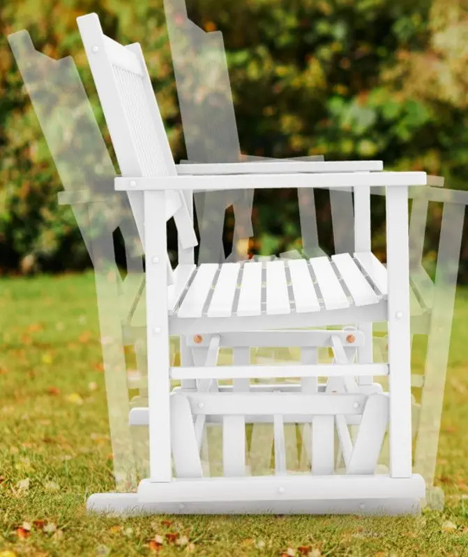 Banca-balansoar Costway NP11444WH (White)