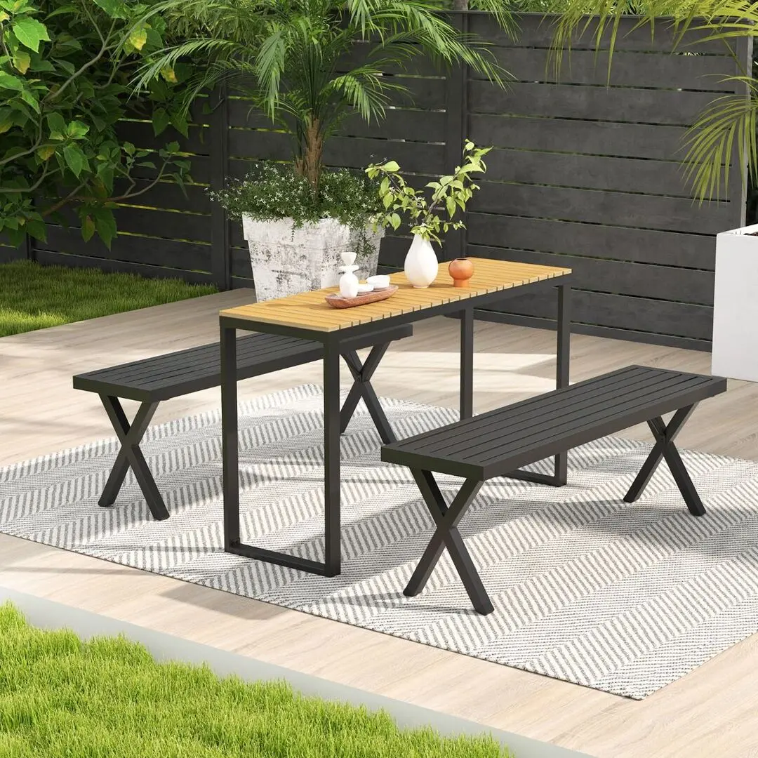 Скамейка Costway NP12151 (Black) - 4
