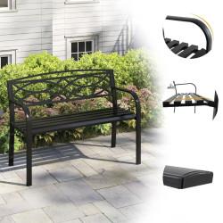 Скамейка Costway NP12219DK (Black) Thumb