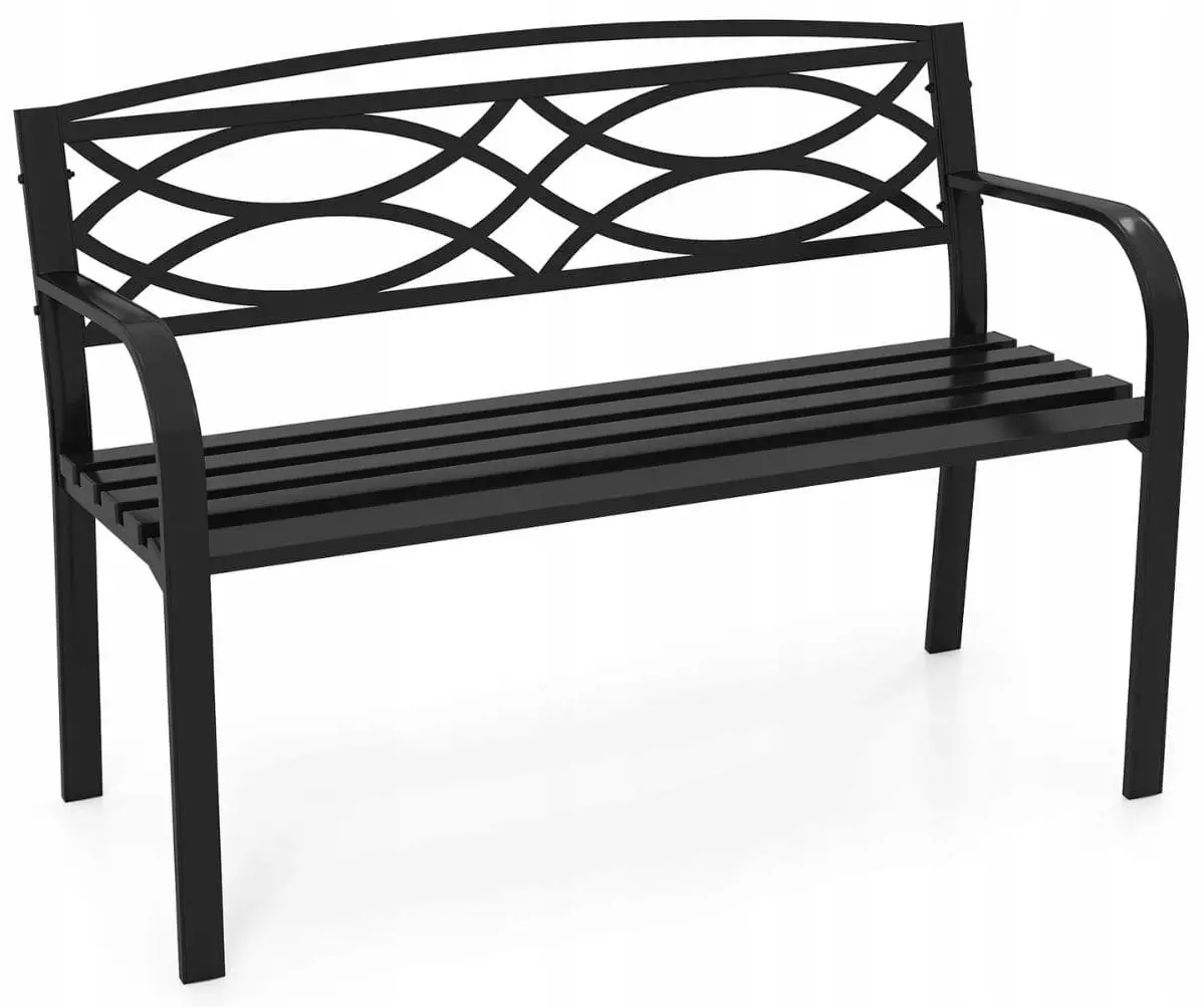 Скамейка Costway NP12219DK (Black) - 4