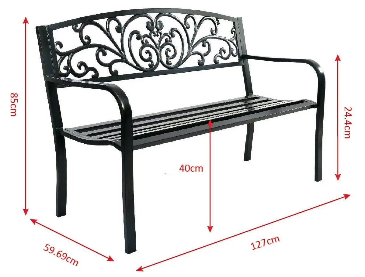 Banca Costway NP12328BK (Black) - 3