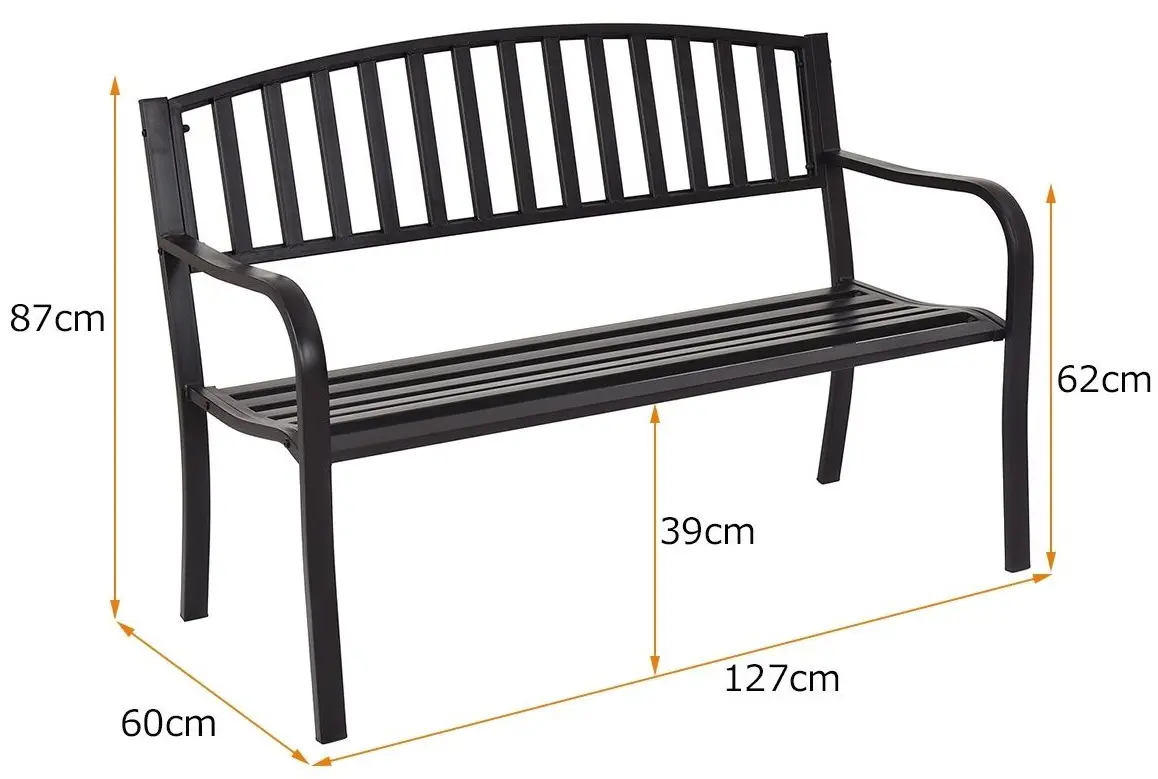 Скамейка Costway NP12342BK (Black) - 5