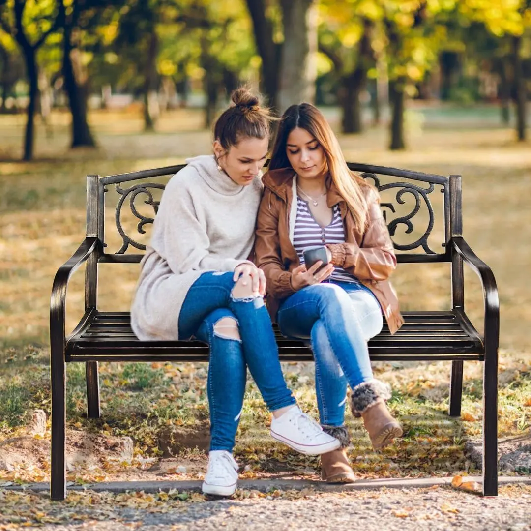 Скамейка Costway NP12344CP (Copper)