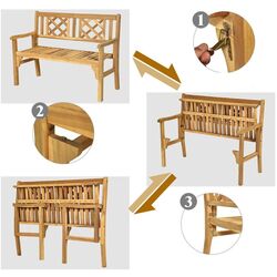 Скамейка Costway OP70303 (Natural) Thumb