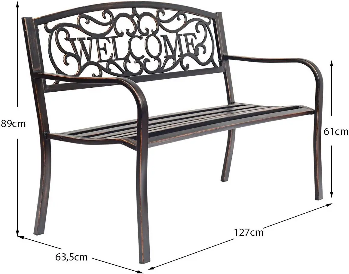 Banca Costway OP70411CP (Bronze)