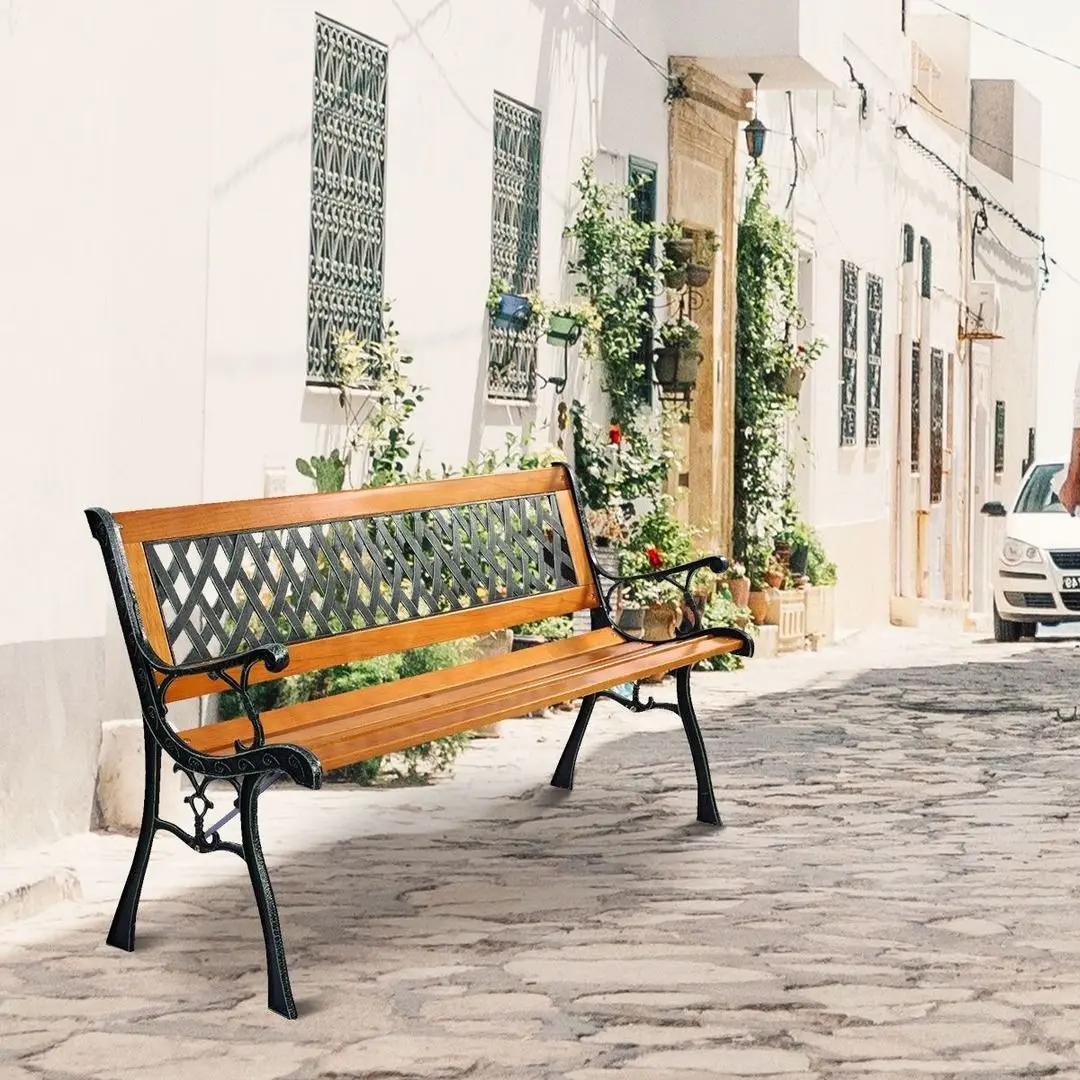 Banca Costway OP70533 (Natural/Black)