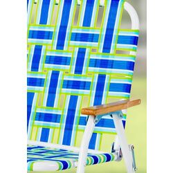 Складная скамейка Costway NP11033 (Blue) Thumb