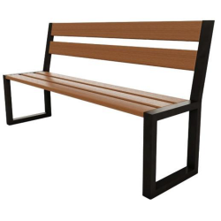 Садовая скамейка DastimArt 942 (Brown/Black) Thumb
