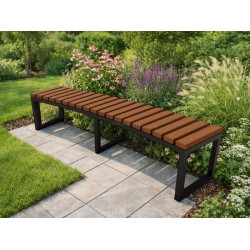 Banca de gradina DastimArt 944 (Brown/Black)