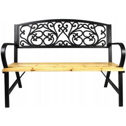 Скамейка GardenLine Adela MEB2934 (Wooden/Black) Thumb