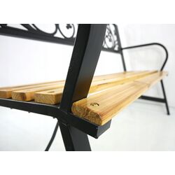 Скамейка GardenLine Adela MEB2934 (Wooden/Black) Thumb