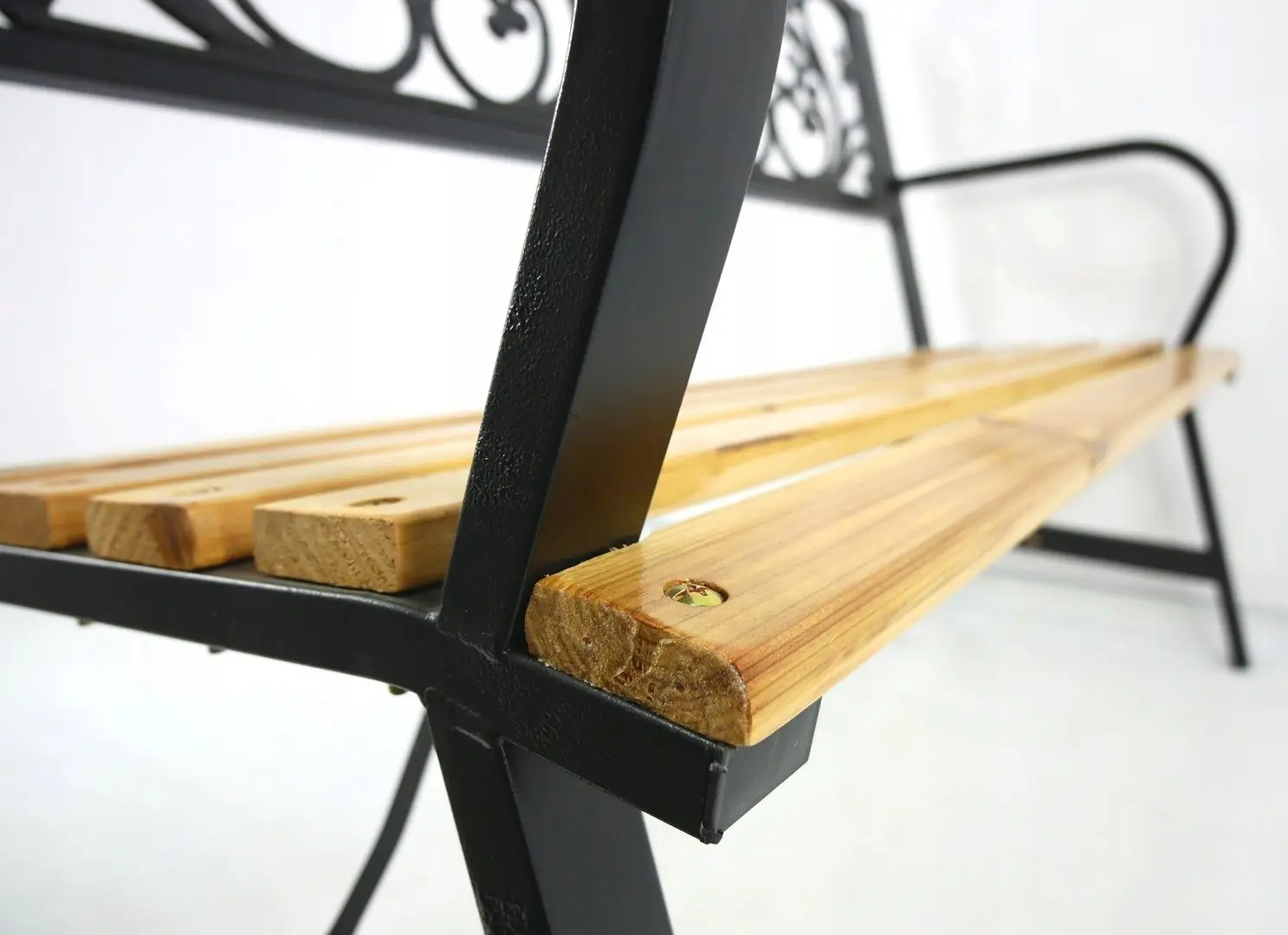 Скамейка GardenLine Adela MEB2934 (Wooden/Black) - 3