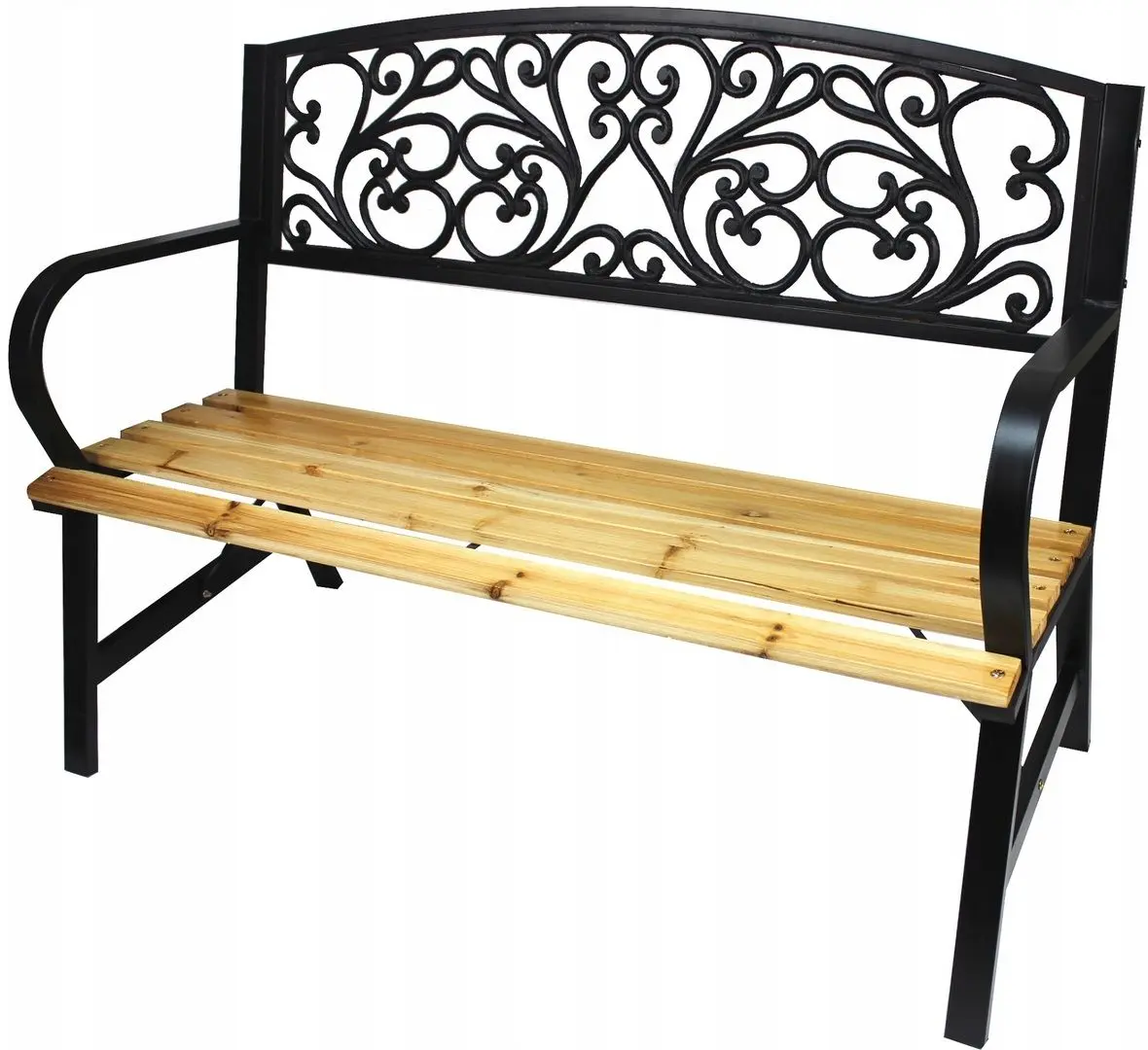 Скамейка GardenLine Adela MEB2934 (Wooden/Black)