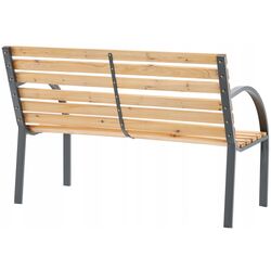 Скамейка GardenLine MEB2790 (Grey/Wood) Thumb