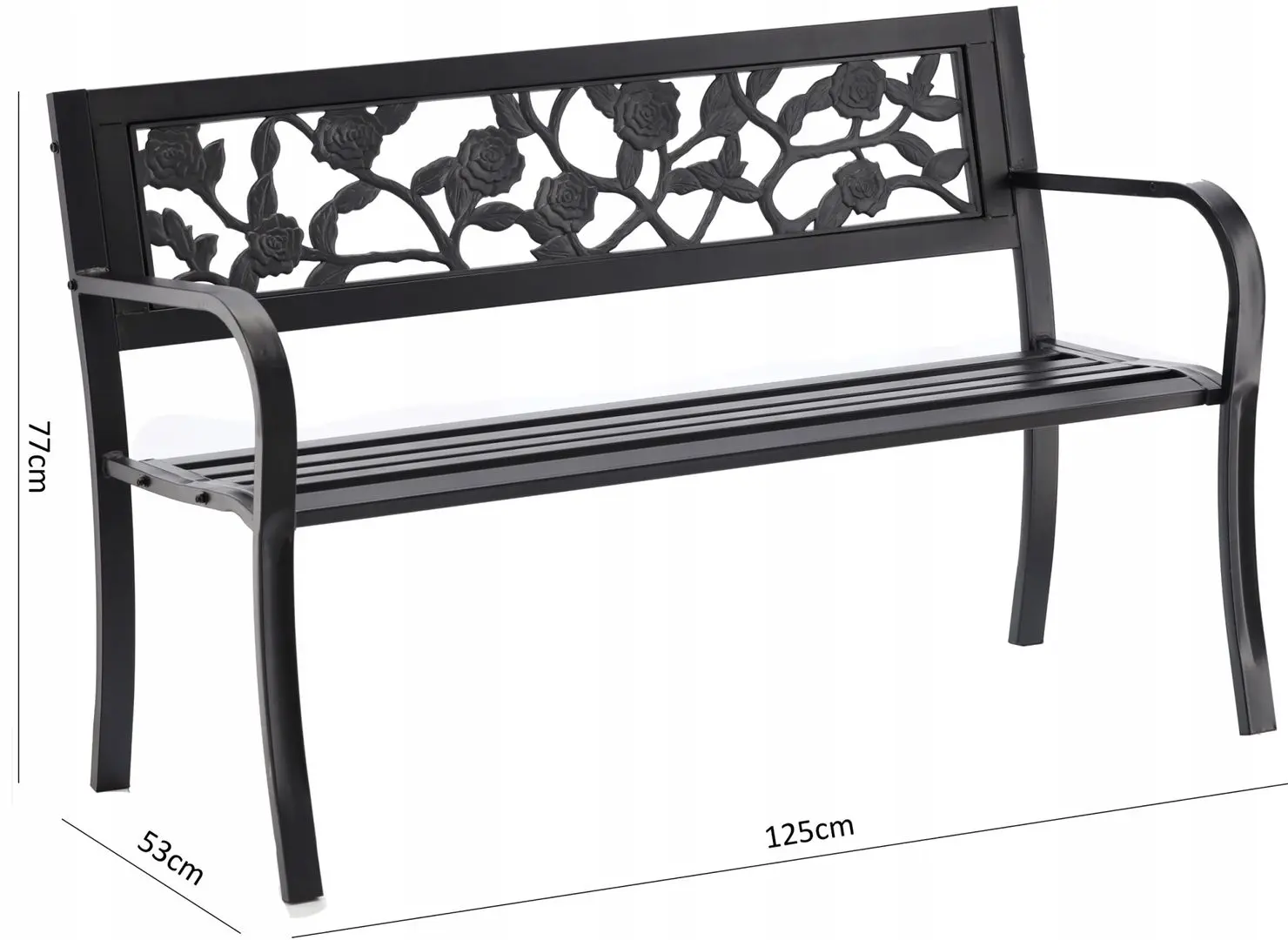 Скамейка GardenLine MEB2927 (Black)