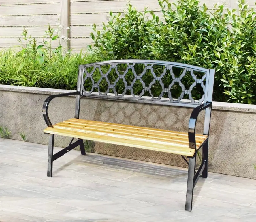 Скамейка GardenLine MEB2941 (Natural/Black)