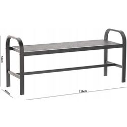 Скамейка GardenLine MEB5122 (Black) Thumb