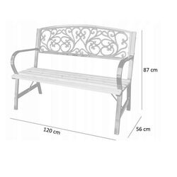 Banca GardenLine Sorina MEB2958 (Wooden/Black) Thumb