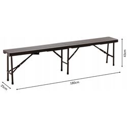 Scaun pliabil GardenLine ZUM0995 (Brown) Thumb