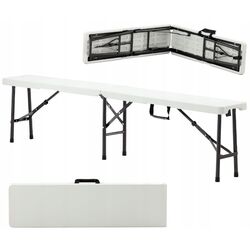 Скамейка складная GardenLine ZUM2552 (White/Black) Thumb