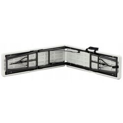 Скамейка складная GardenLine ZUM2552 (White/Black) Thumb