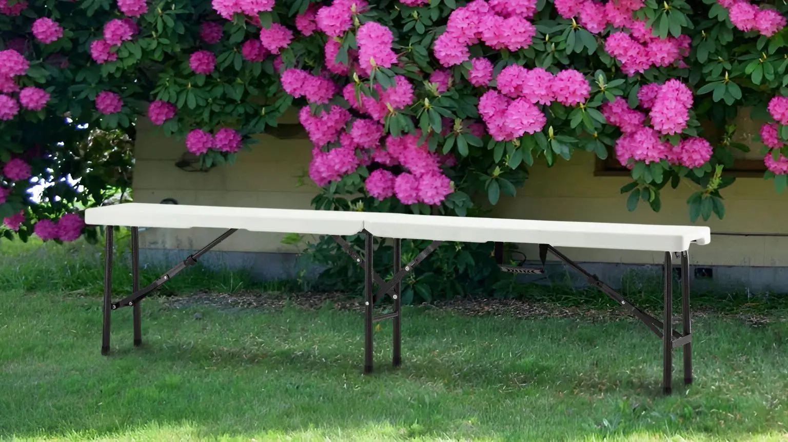 Скамейка складная GardenLine ZUM2552 (White/Black)