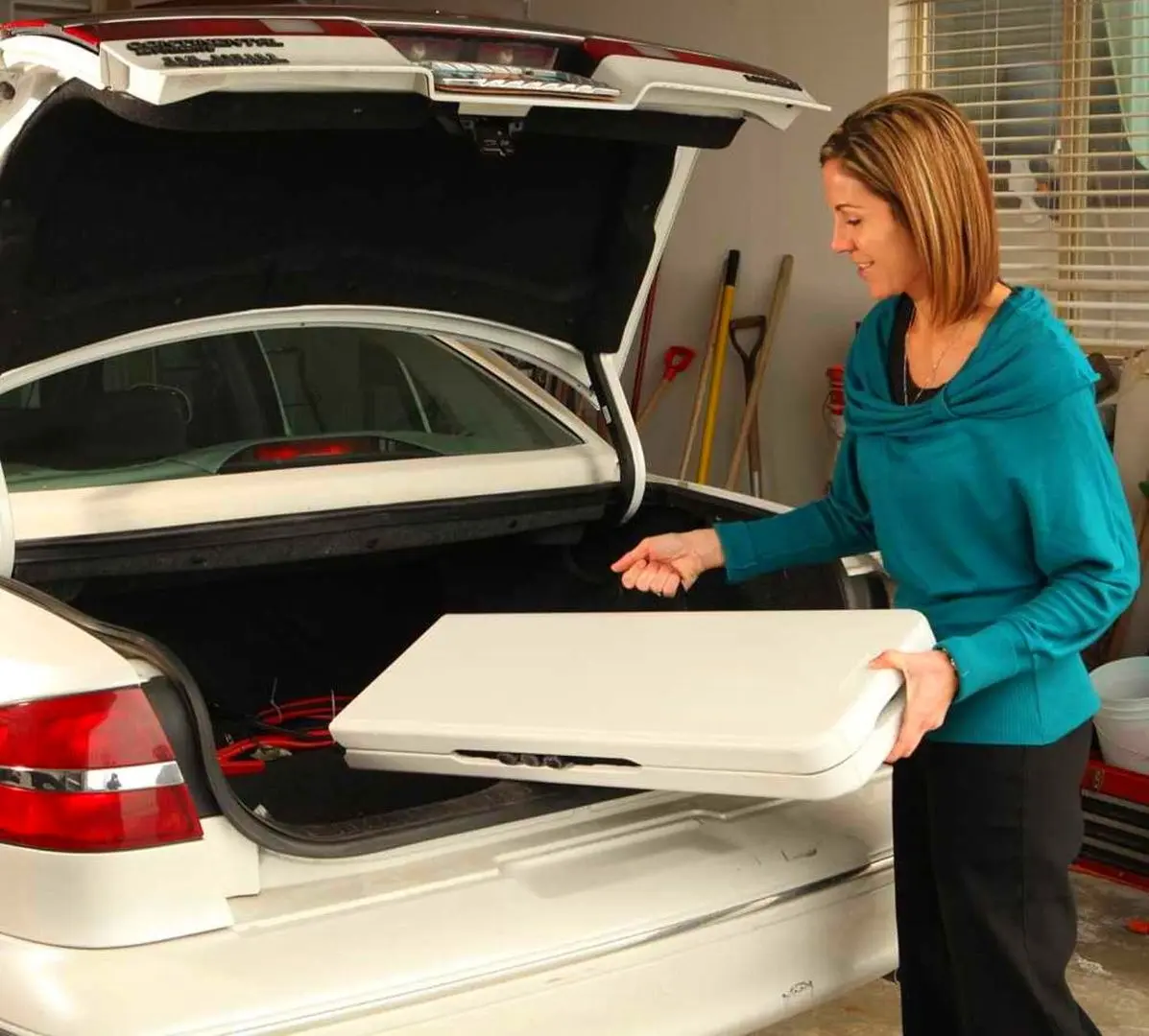 Скамейка складная GardenLine ZUM4758 (White/Black) - 3