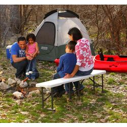 Скамейка складная GardenLine ZUM4758 (White/Black) Thumb